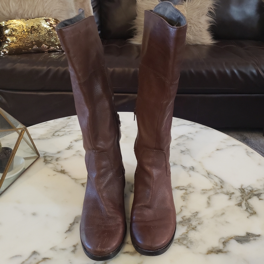 Nine west equestrian knee high riding boots size 7.5